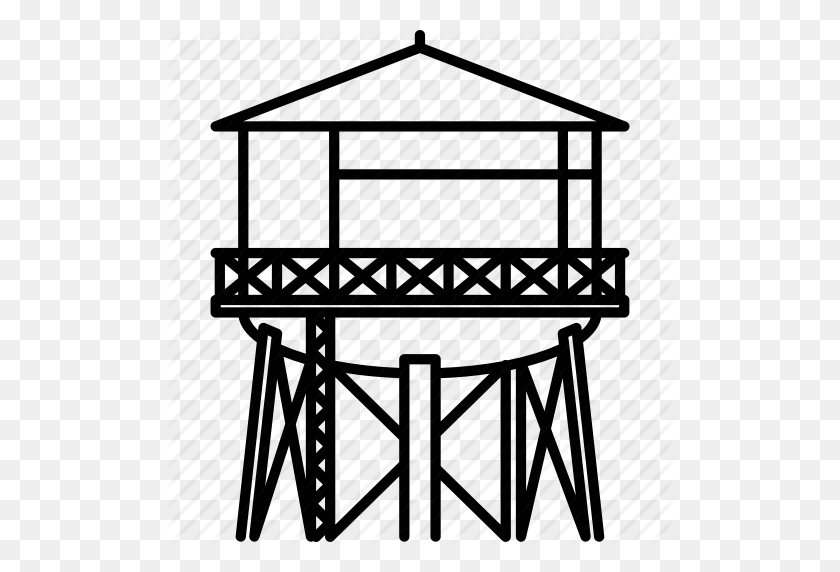 512x512 Brooklyn, Building, Greenpoint, Rain, Water, Water Tower Icon - Water Tower Clip Art