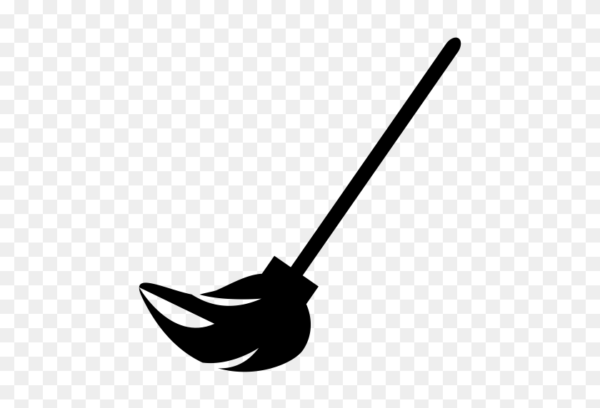 512x512 Broom, Clean, Dust, Push, Stick, Sweep, Witches Icon - Broom PNG