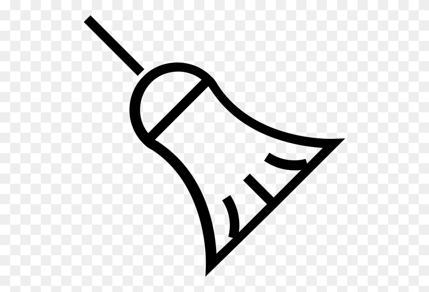 512x512 Broom, Cleaning, Purity Icon With Png And Vector Format For Free - Broom Clipart Black And White