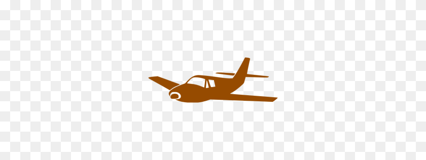 256x256 Brown Airplane Icon - Airplane Icon PNG