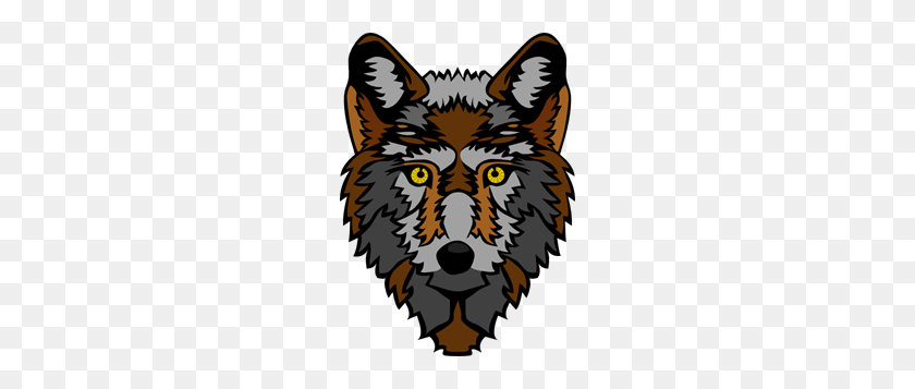 216x297 Brown And Gray Wolf Head Png Clip Arts For Web - Wolf Head PNG