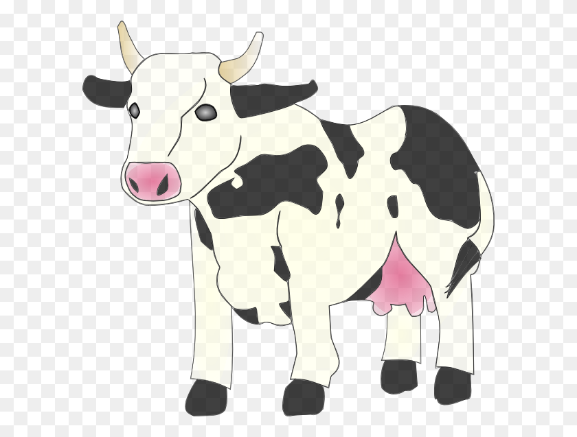 600x577 Brown And White Cow Clipart Clip Art Images - Brown Cow Clipart