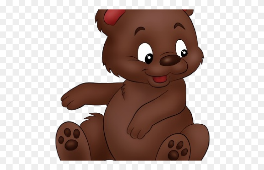 640x480 Brown Bear Clipart Cute Baby - Cute Bear PNG
