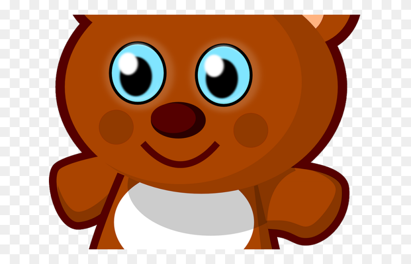 640x480 Brown Bear Clipart Face - Bear Clipart Face