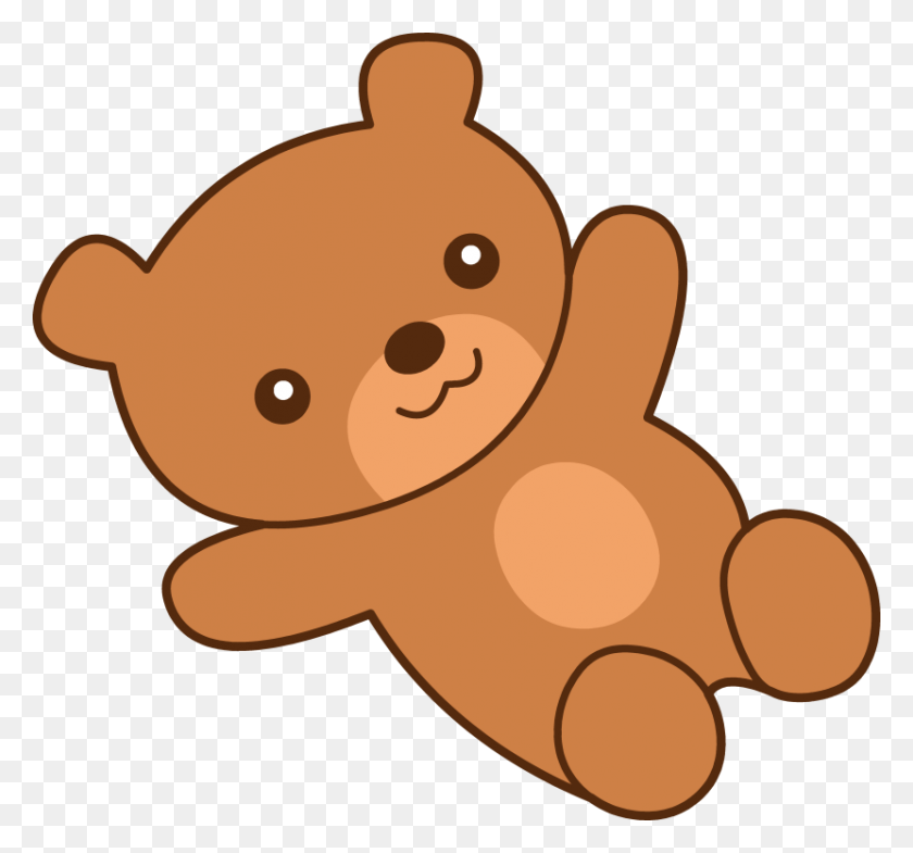 830x772 Brown Bear Clipart Soft Toy - Wild Boar Clipart