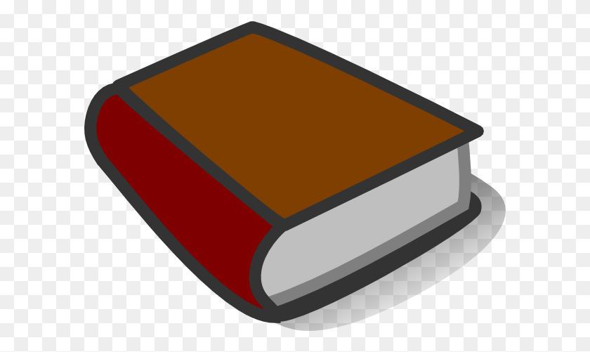 600x441 Brown Book Reading Clip Arts Download - Reading Clipart