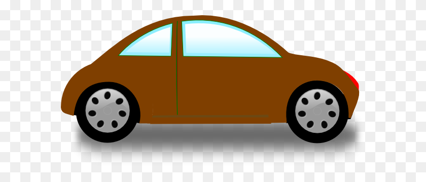 600x299 Brown Car Clip Art - Car Clipart