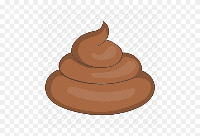 512x512 Brown, Cartoon, Dung, Excrement, Shit, Smell, Turd Icon - Turd PNG