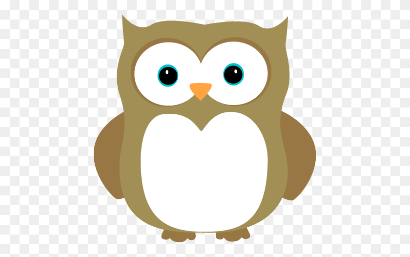 455x466 Brown Clipart Owl - Gondola Clipart