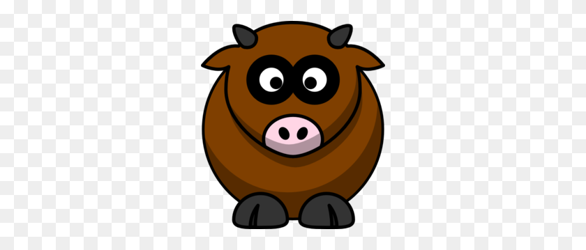 264x299 Brown Cow Clipart, Explore Pictures - Overweight Clipart