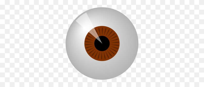 300x300 Brown Eye Clip Art - Free Clipart Eyes