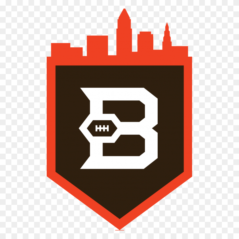1024x1024 Brown For The Count Browns Plainly - Browns Logo PNG