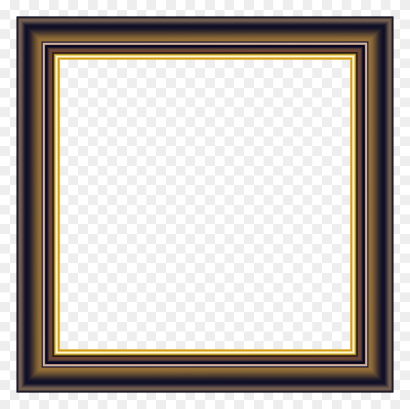 8000x8000 Brown Gold Deco Frame Png Clip Art - Silver Frame Clipart