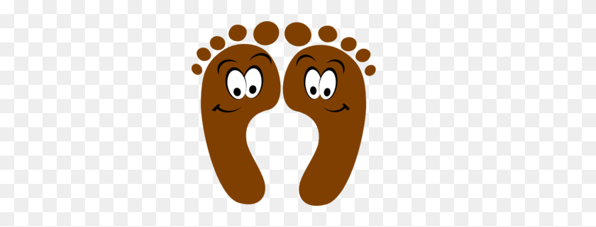 300x261 Brown Happy Feet Png, Clip Art For Web - Adam And Eve Clipart