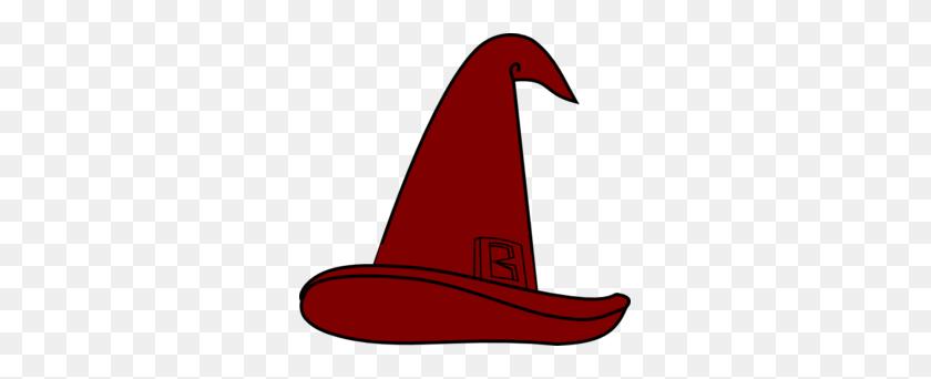299x282 Brown Hat Clip Art - Wizard Hat Clipart