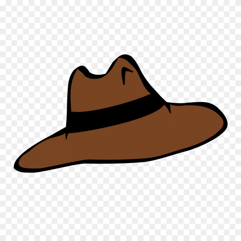 900x900 Brown Hat Cliparts - Safari Hat Clipart