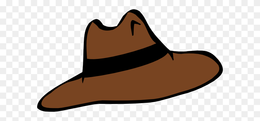 600x332 Brown Hat Cliparts - Cowboy Boots And Hat Clipart