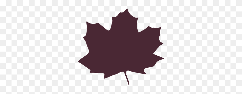 300x268 Brown Leaf Png, Clip Art For Web - Maple Tree PNG