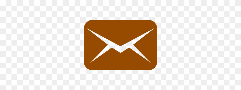 256x256 Brown Message Icon - Message Icon PNG