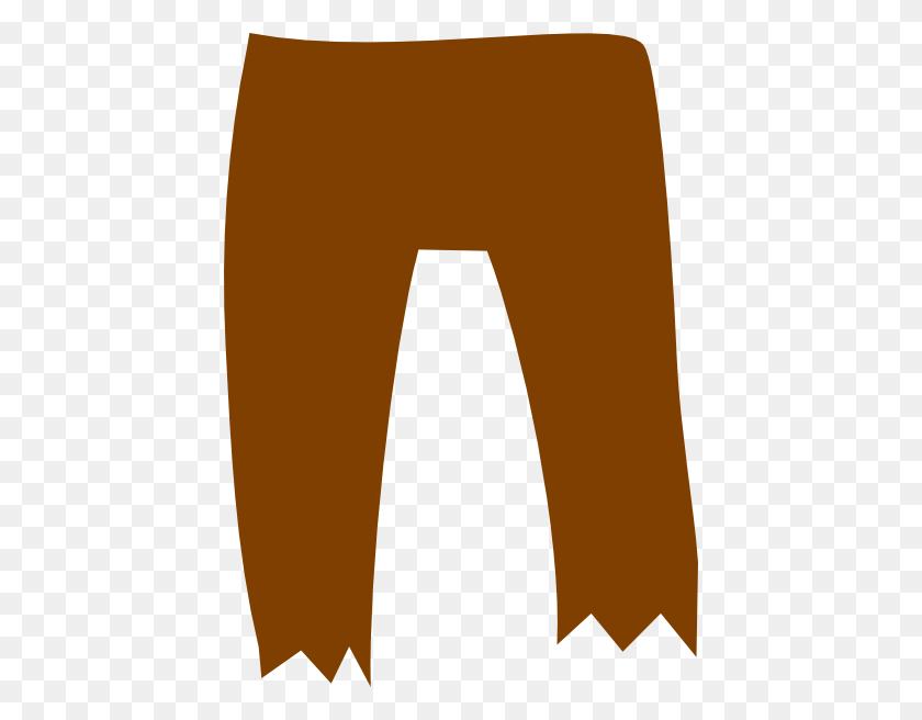 432x596 Brown Pirate Pants Clip Art - Pants Clipart