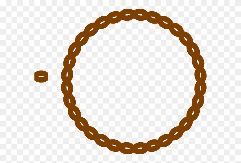 600x507 Brown Rope Clip Art - Rope Frame Clipart