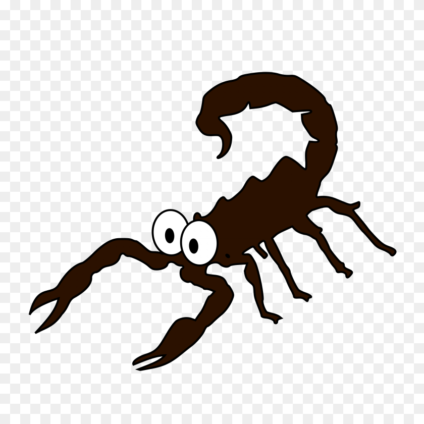 2400x2400 Brown Scorpion Vector Clipart Image - Scorpion PNG