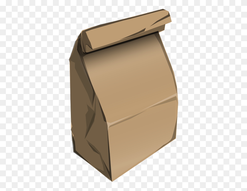 372x590 Brownbag On Scratch - Old Paper Clipart