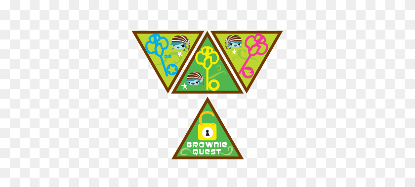 319x319 Brownie Quest Award State College Girl Scouts - Girl Scout Brownie Clip Art