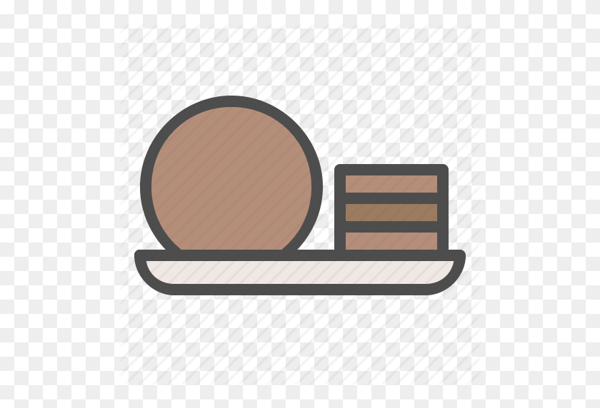 512x512 Brownies, Brownies With Ice Cream, Chocolate, Ice Cream, Sweets Icon - Brownies PNG