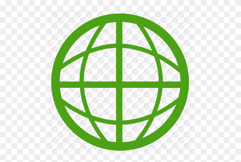 512x506 Браузер, Глобус, Зеленый, Интернет, Сеть, Сеть, Значок Мира - Значок Интернета В Png