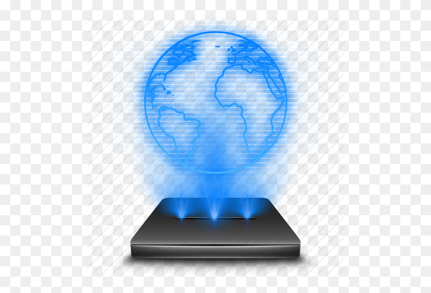 512x512 Browser, Hologram, Holographic, Internet, Online, Web Icon - Hologram PNG