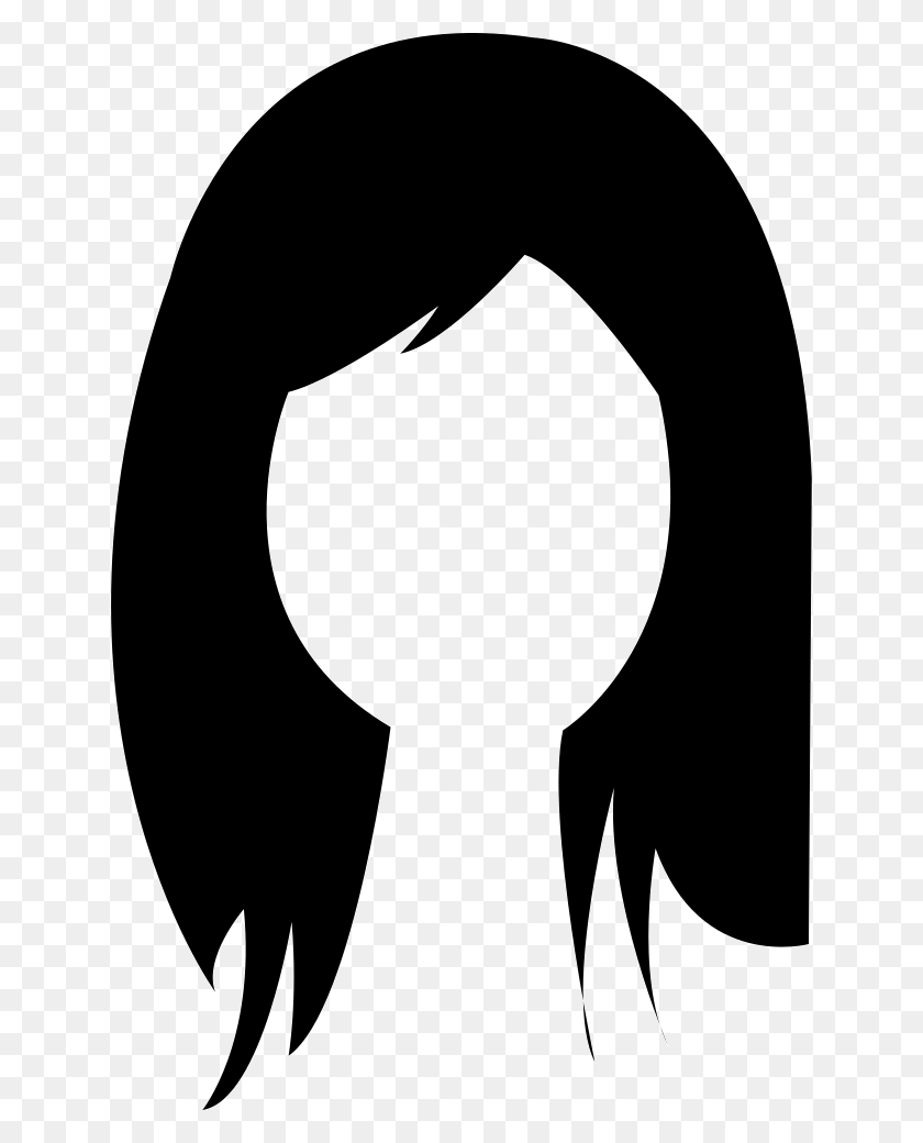 638x980 Brunette Female Woman Long Hair Png Icon Free Download - Long Hair PNG