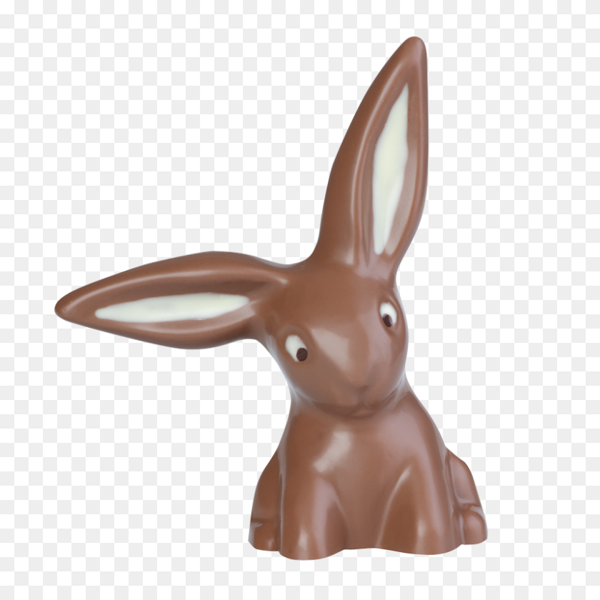 800x800 Brunner Chocolate Moldes Conejo Con Orejas Colgantes Tienda Online - Orejas De Conejo Png