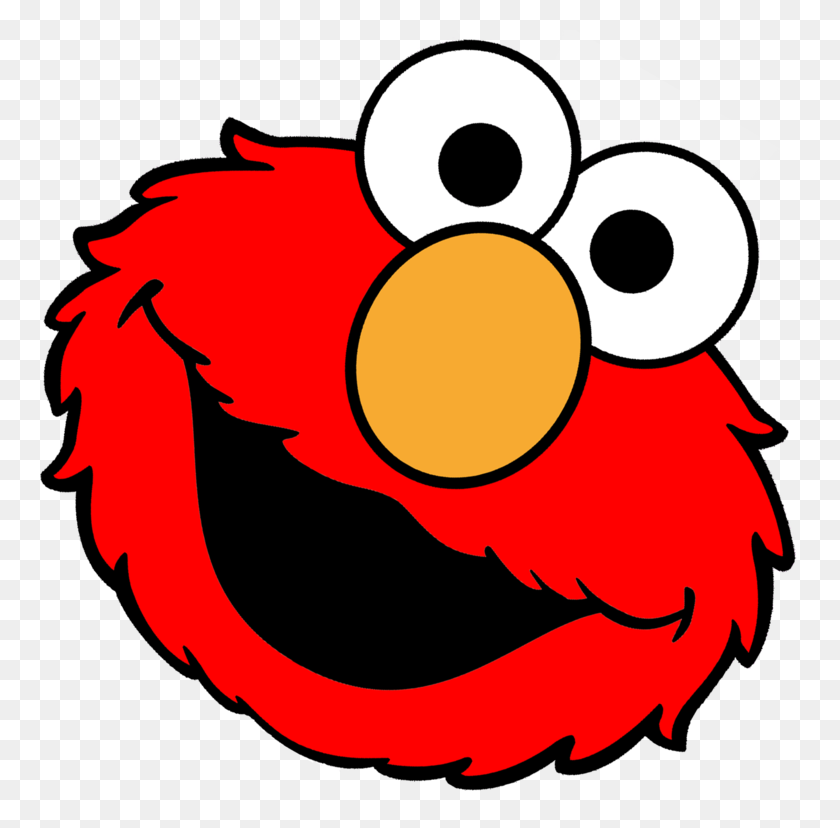 766x768 Brush Brushy With Elmo - Sesame Street Cookie Monster Clipart
