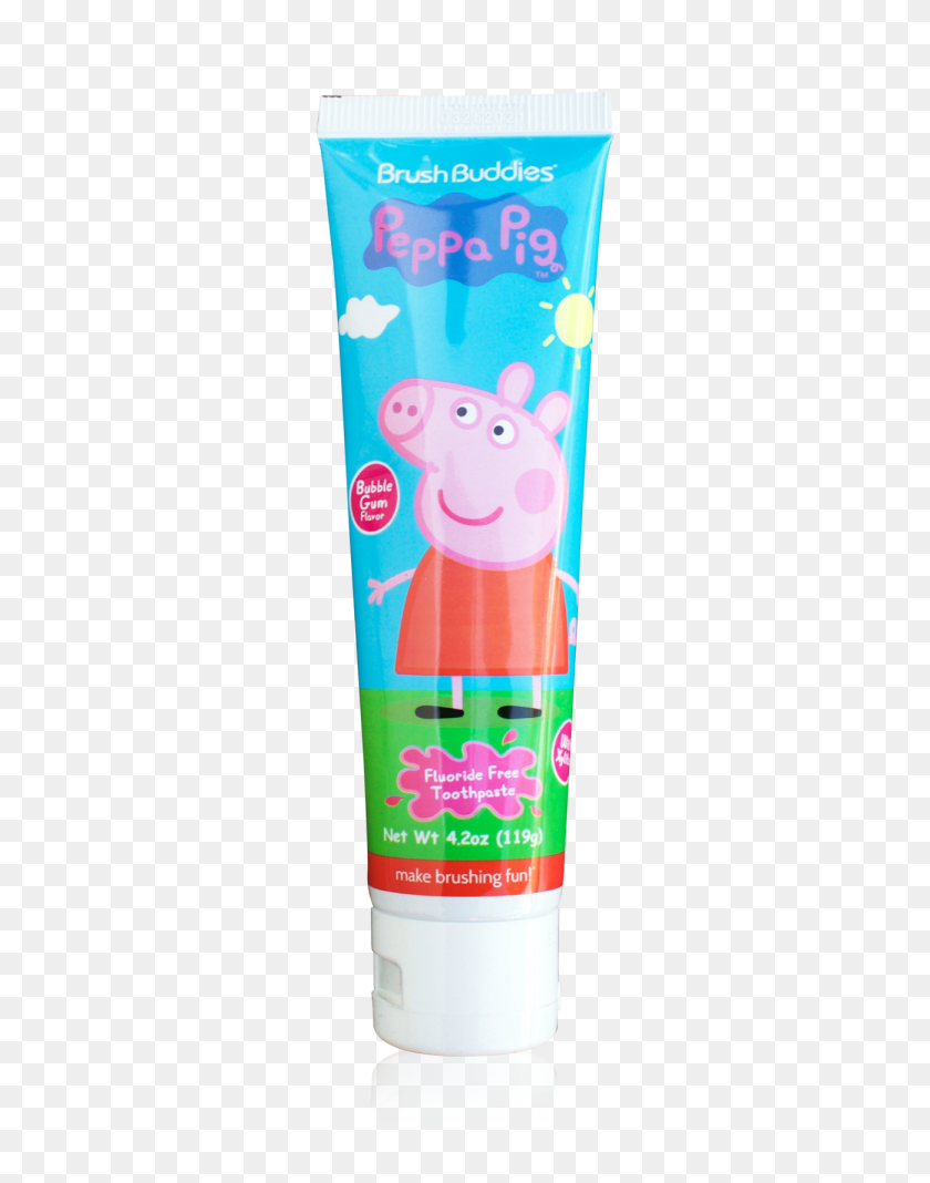 1299x1680 Brush Buddies Peppa Pig Bubble Gum Toothpaste Oz - Toothpaste PNG