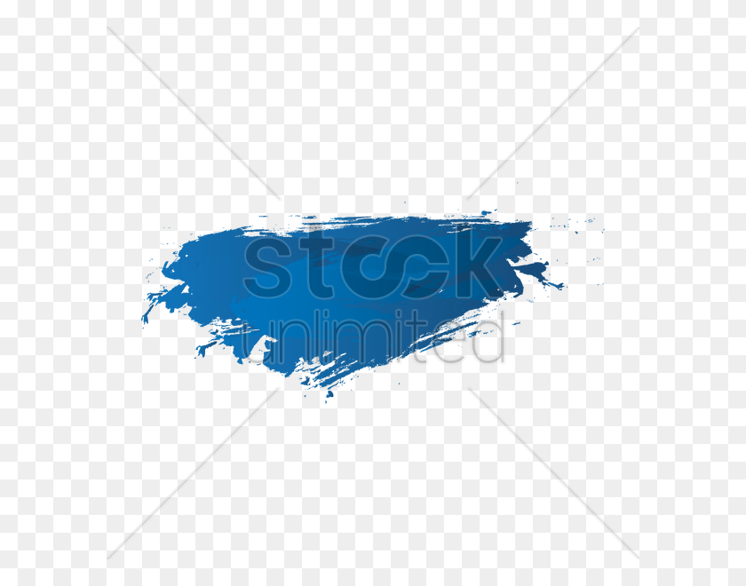 600x600 Brush Stroke Vector Image - Paint Smear PNG