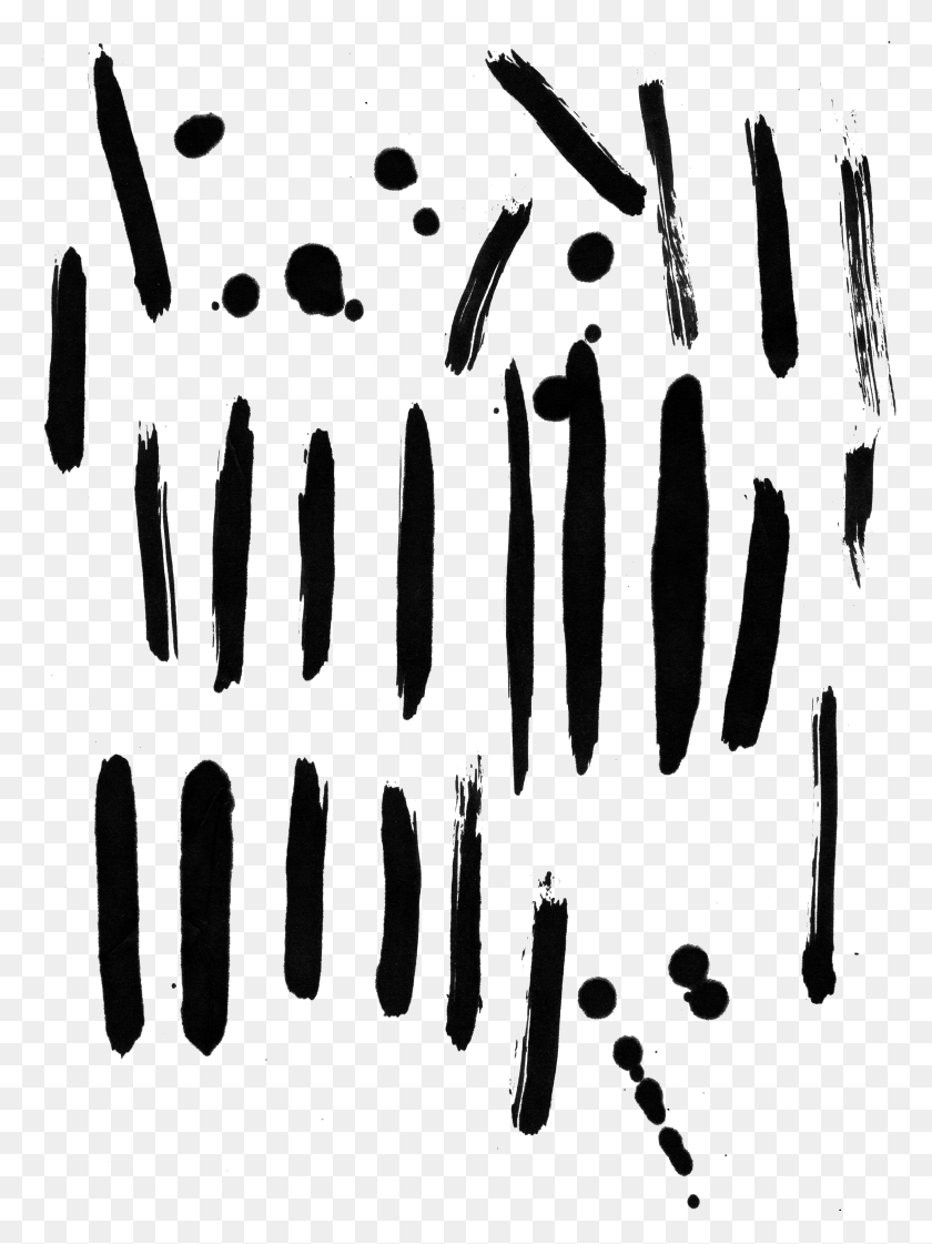 4645x6321 Brush Strokes Ink Blots Free Transparent Image Cool Video Intro - White Brush Stroke PNG