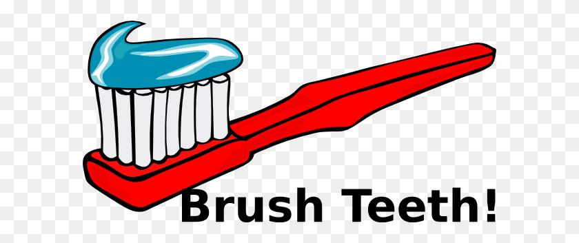 600x293 Brush Teeth Clipart - Chores Clipart