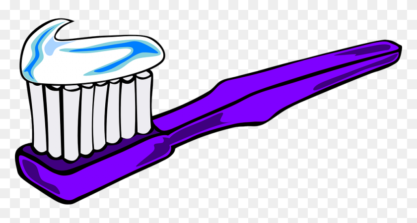 960x480 Brush Teeth Free Vector Graphic Brush Tooth Paste Dental Care - Boy Brushing Teeth Clipart