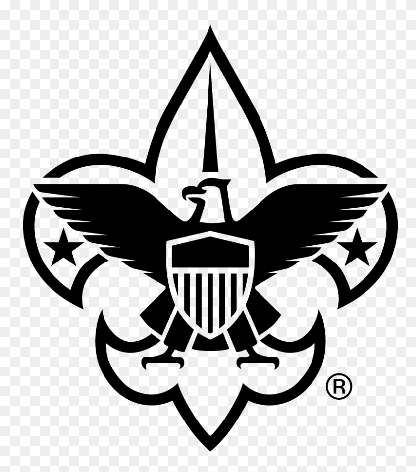 800x916 Bsa - Boy Scout Emblem Clip Art