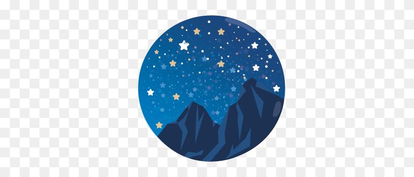 400x300 Bubble - Starry Night PNG