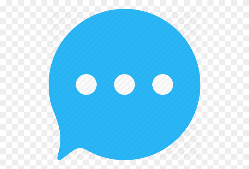 512x512 Bubble, Chat, Chatting, Comment, Imessage, Ios, Messages Icon - Iphone Message Bubble PNG