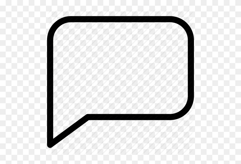 512x512 Bubble, Chat, Comment, Communication, Creative, Grid, Line - Message Bubble PNG