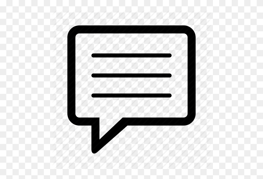 512x512 Bubble, Chat, Feedback, Ios, Message, Speech, Speech Bubble Icon - Iphone Message Bubble PNG