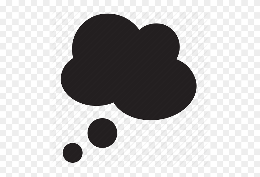 512x512 Bubble, Communication, Speech, Talk, Thought Icon - Thought Cloud Clip Art