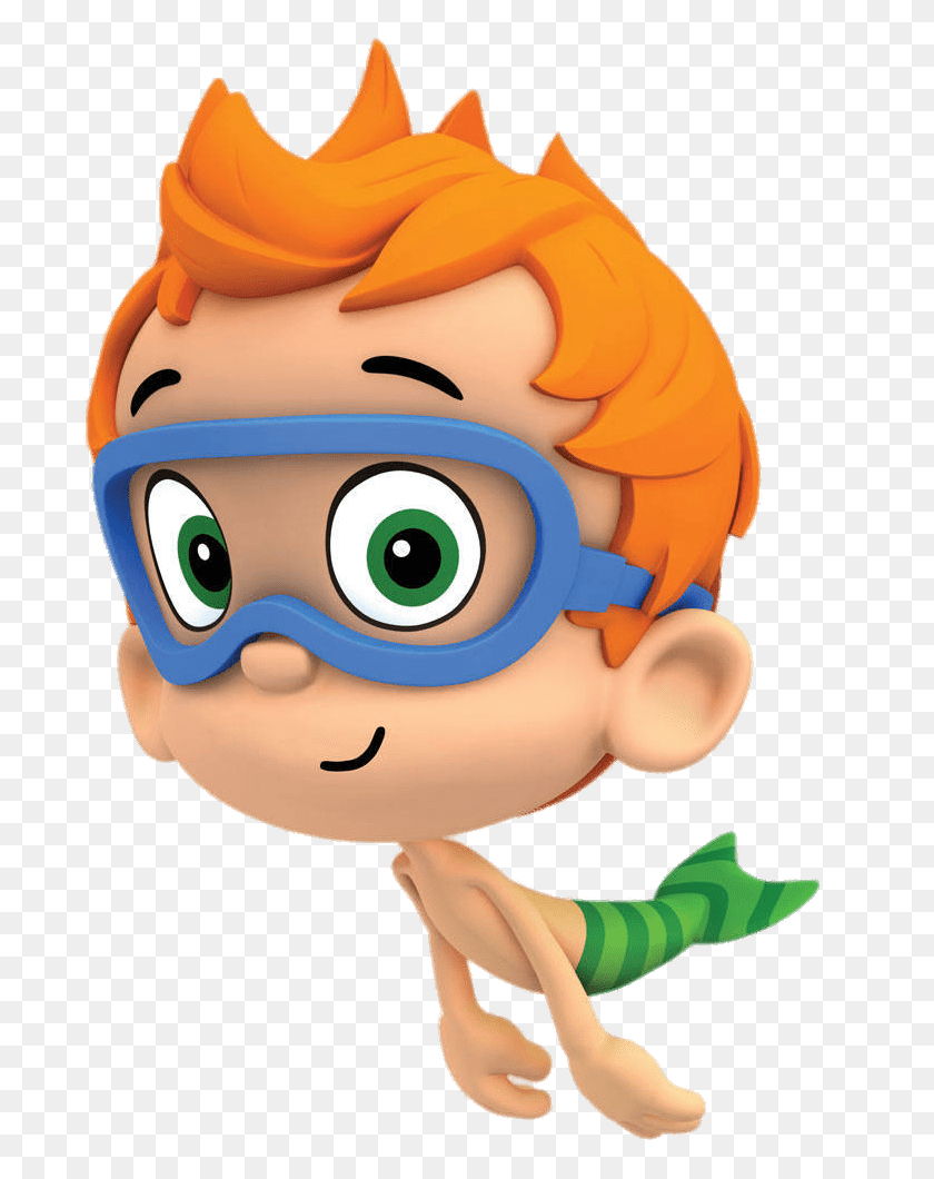 773x1000 Bubble Guppies Nonny Swimming Transparent Png - Bubble Guppies PNG