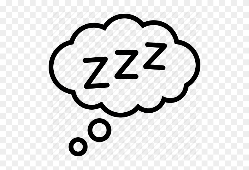 512x512 Bubble, Nap, Napping, Sleep, Sleeping, Slumber, Zzz Icon - Zzz PNG