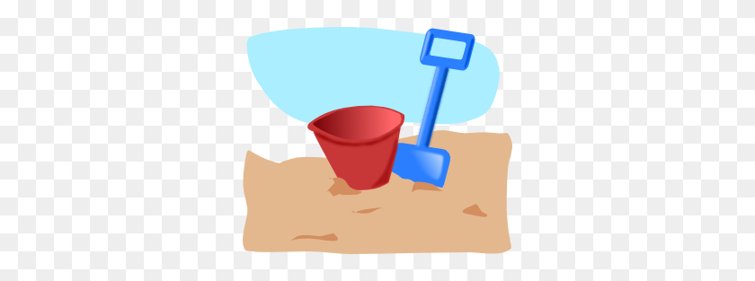 300x253 Bucket And Spade Clip Art - Pail And Shovel Clipart