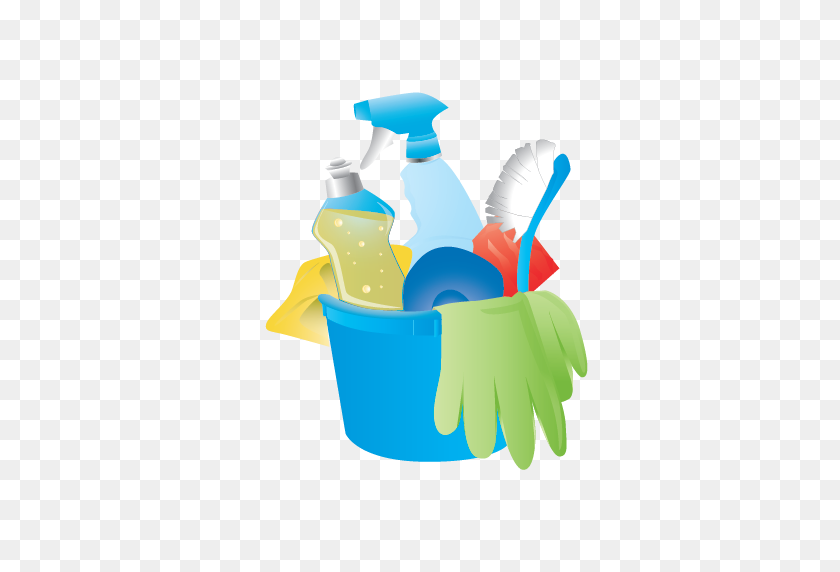 512x512 Bucket, Cleaning, Janitor, Rubber Gloves Icon - Cleaning PNG