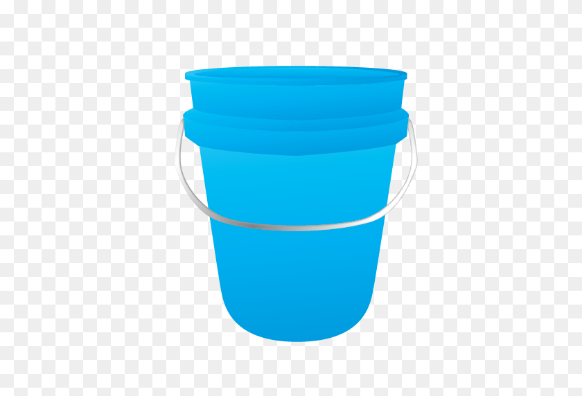 512x512 Bucket, Cleaning, Janitor, Water Bucket Icon - Bucket PNG